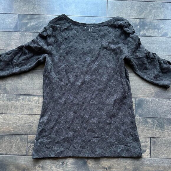 Anthropologie Sheer Lace Top - Picture 2 of 2